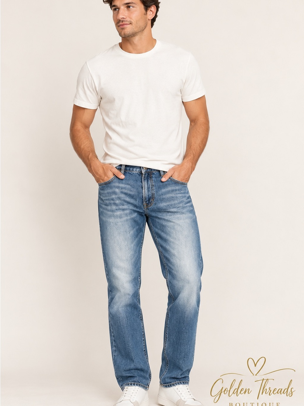 American Eagle Outfitters Men’s Medium Blue Straight Jeans